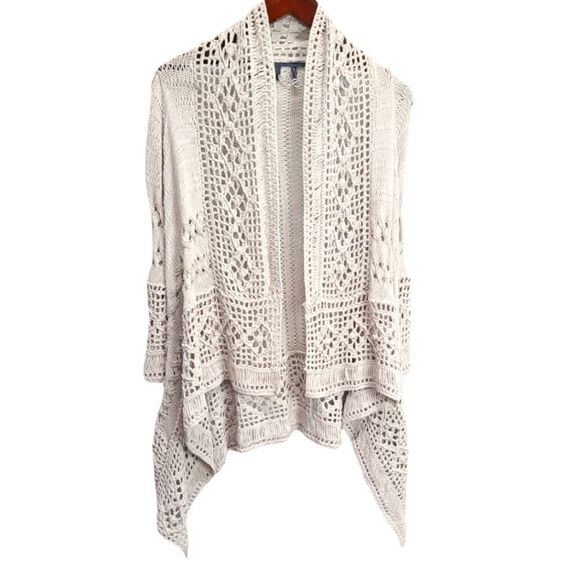 Line Women's Crochet Knitted Cardigan Size XS - Picture 1 of 6